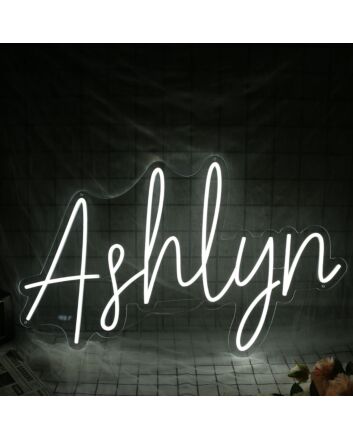 Ashlyn White Neon Sign