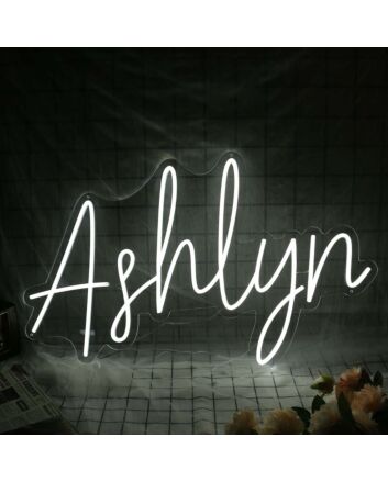 Ashlyn White Neon Sign