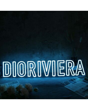 DIORIVIERA Blue Neon Sign