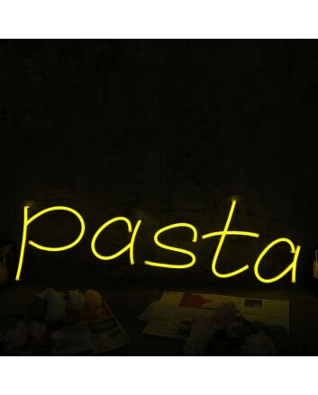 Pasta Yellow Neon Sign