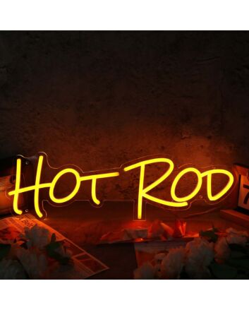 Hot Rod Red Neon Sign