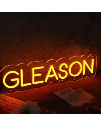 Gleason Red Neon Sign