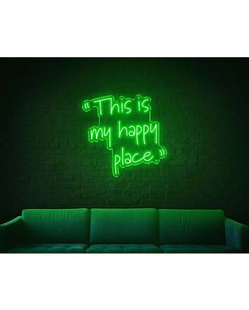 This Is My Happy Place LED Neon Sign