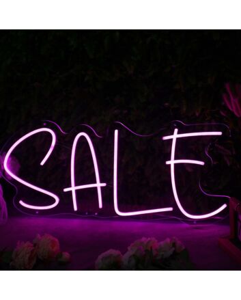 Sale Purple Custom Neon Sign