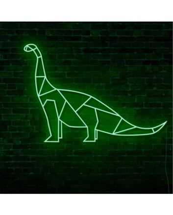 Brontosaurus Dinosaur LED Neon Sign