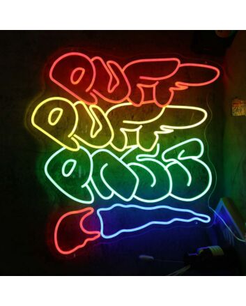 Puff Puff Custom Neon Sign