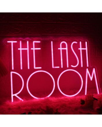 The Lash Room Red Neon Sign