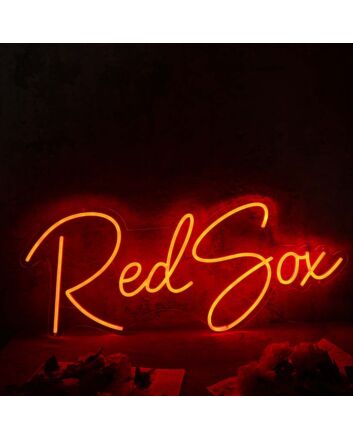 Red Sox Red Neon Sign