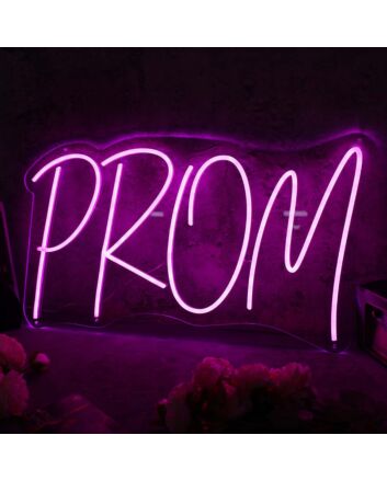 PROM Pink Custom LED Neon Sign