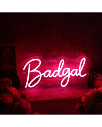 Badgal Red Neon Sign