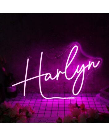 Harlyn Pink Neon Sign