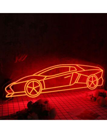 Lamborghini Red Custom Neon Sign