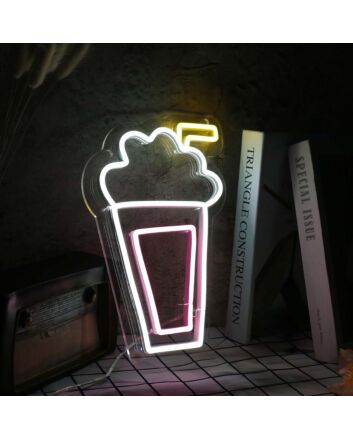 Milkshake Custom Neon Sign
