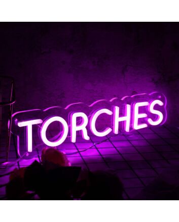 Torches Pink Neon Sign