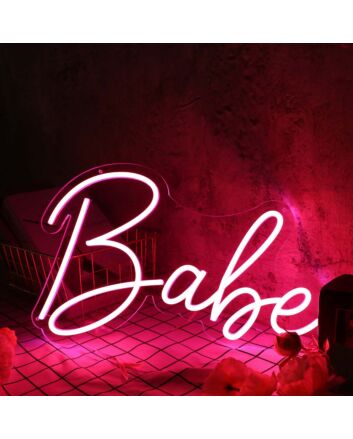 Babe Red Custom Neon Sign