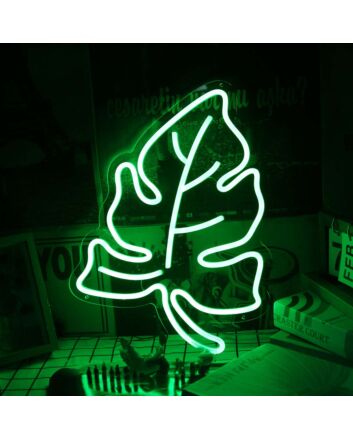 Green Leave Custom LED Neon Sign