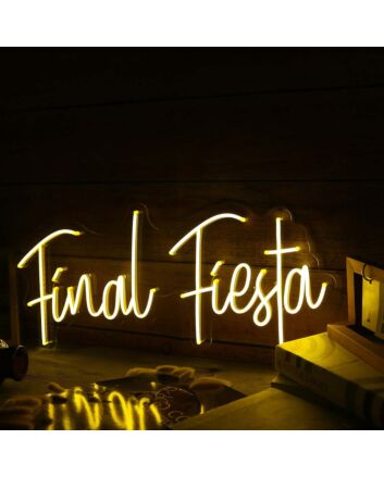 Final Fiesta Neon Sign