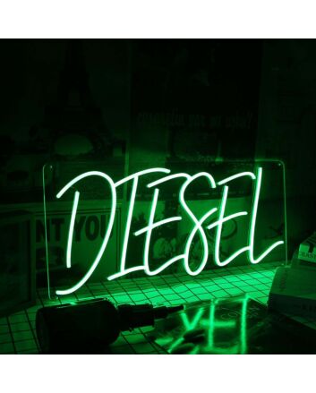 DIESEL Green Custom Neon Sign