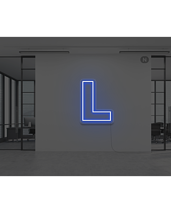 Neon Letter L