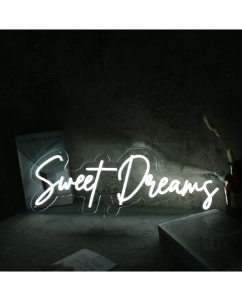 Sweet Dream White Custom Neon Sign