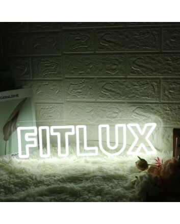 Fltlux White Custom Neon Sign