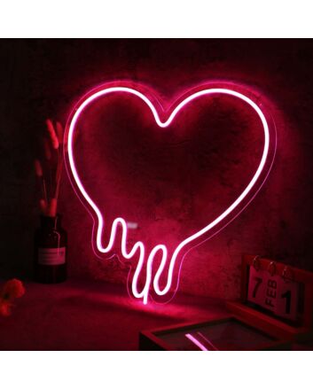 Melting Heart Custom LED Neon Sign