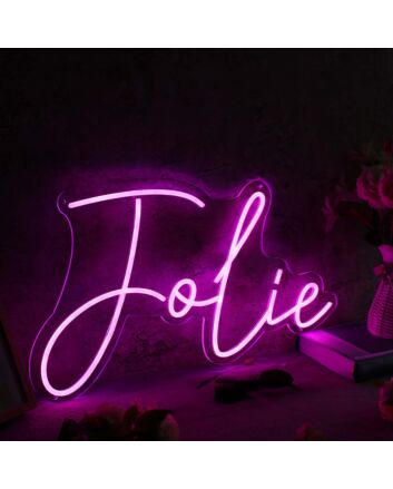 Folie Pink Custom Neon Sign