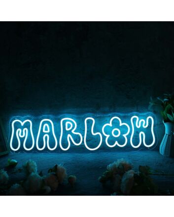 Marlow Blue Neon Sign