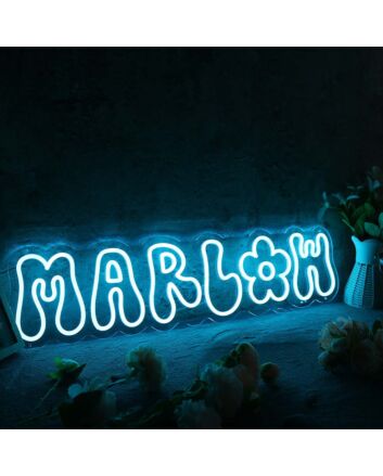 Marlow Blue Neon Sign