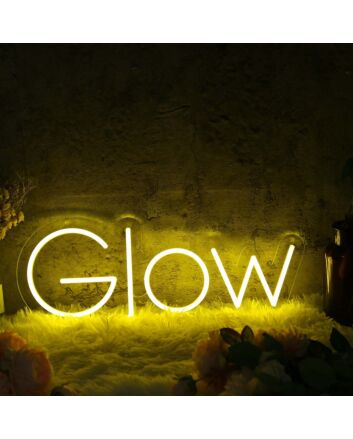 Glow Yellow Neon Sign