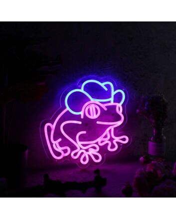 Tree Fog With Cow Hat Custom Neon Sign