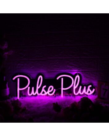 Pulse Plus Pink Neon Sign