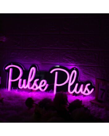 Pulse Plus Pink Neon Sign