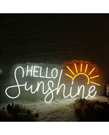Hello Sunshine Custom LED Neon Sign