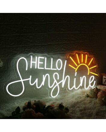 Hello Sunshine Custom LED Neon Sign