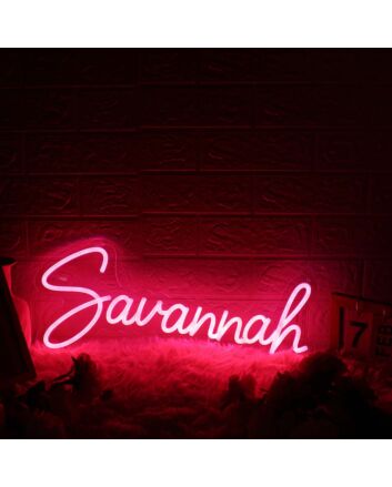 Savannah Red Neon Sign