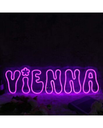 Vienna Purple Neon Sign
