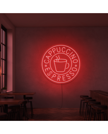 Customize Cappuccino Espresso Neon Sign