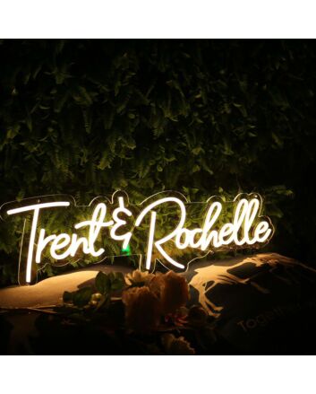 Trent And Rochelle Neon Sign