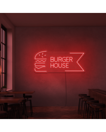 Customize Burger House Neon Sign