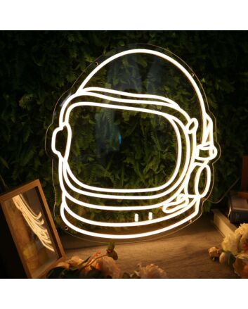 Astronaut Helmet Custom Neon Sign