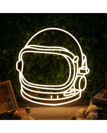 Astronaut Helmet Custom Neon Sign