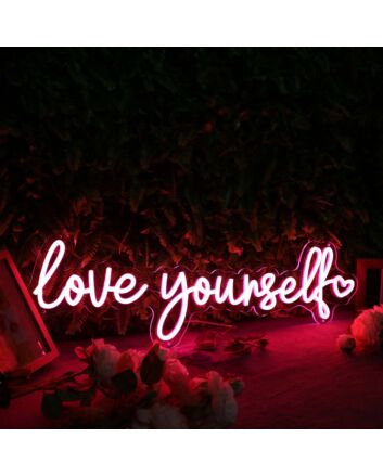 Love Yourself Red Neon Sign