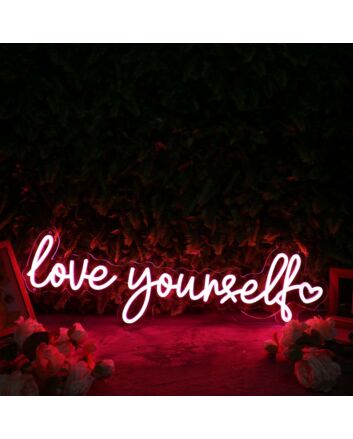 Love Yourself Red Neon Sign