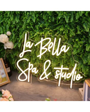 La Bella Spa And Studio Neon Sign