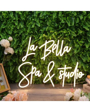 La Bella Spa And Studio Neon Sign