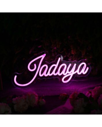 Jadaya Purple Neon Sign