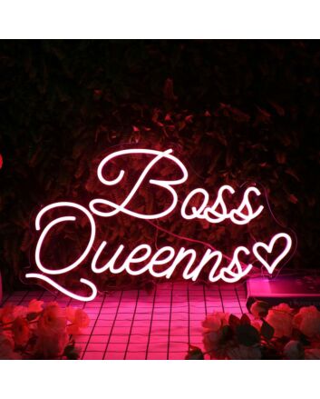 Boss Queenns Red Neon Sign