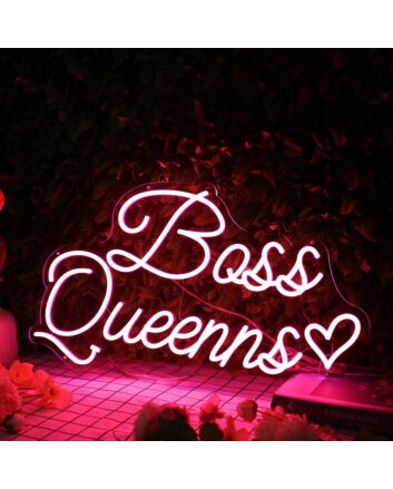 Boss Queenns Red Neon Sign