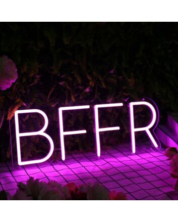 BFFR Purple Neon Sign